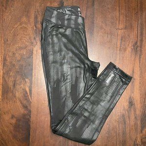 Reebok Women's Leggings Speedwick Yoga Pants Black Size Small